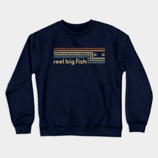 Reel Big Fish Cassette Stripes Crewneck Sweatshirt